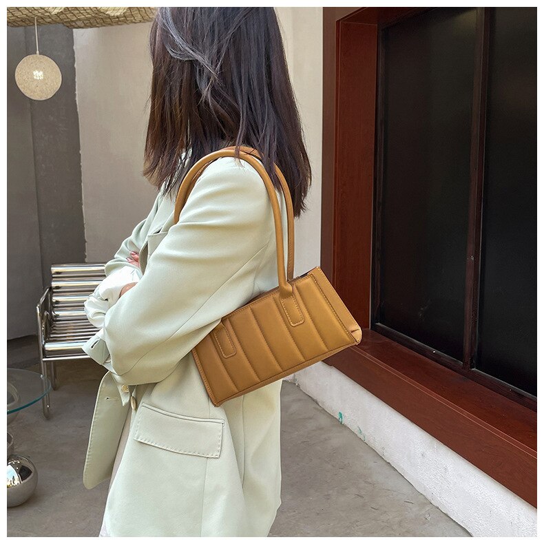 Túi Đeo Vai JASMIN NOIR Da Pu Dáng Vuông Nhỏ Phong Cách Retro Thiết Kế Đơn Giản Thời Trang Cho Nữ