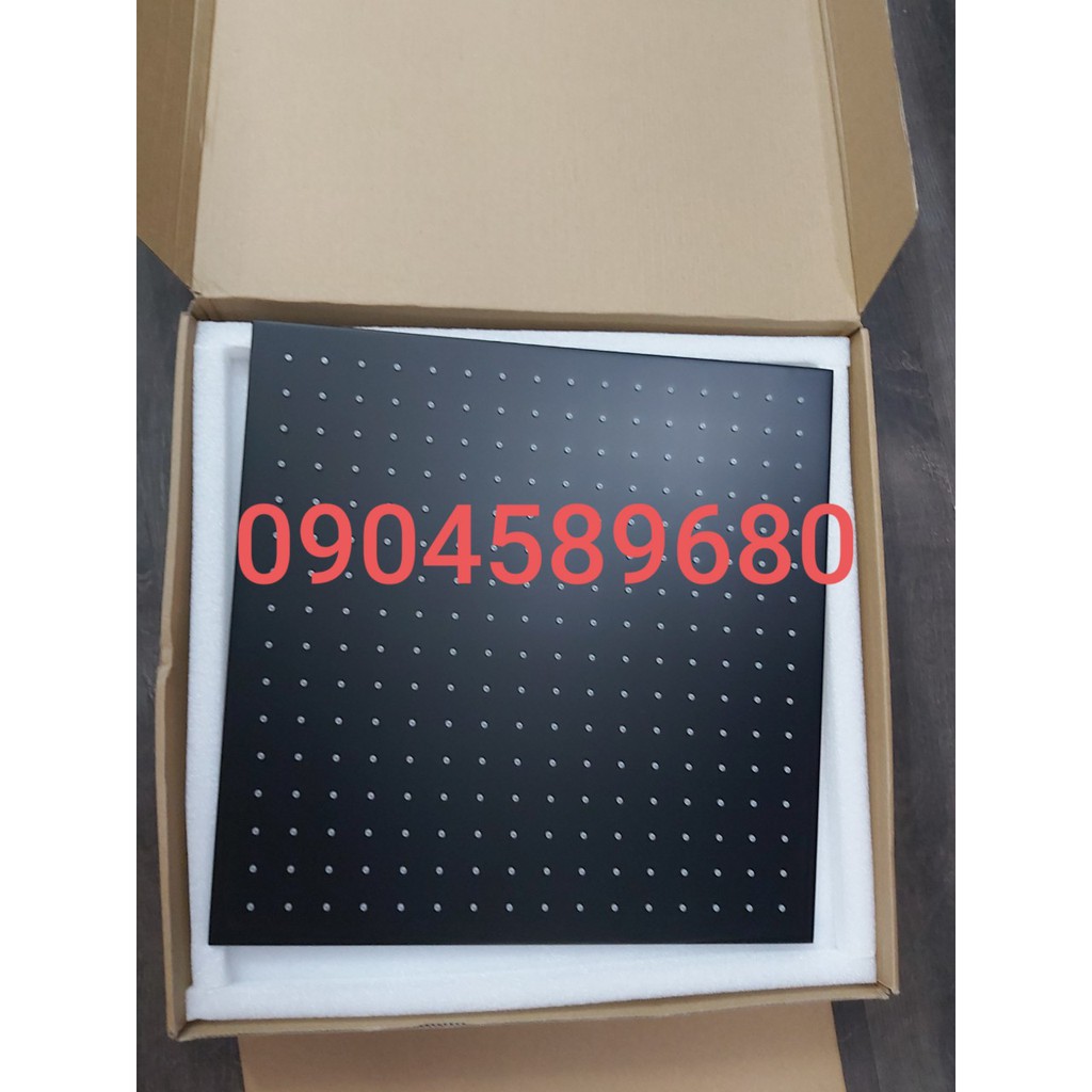 Sen tắm âm trần màu đen có thanh trượt sen HD332B