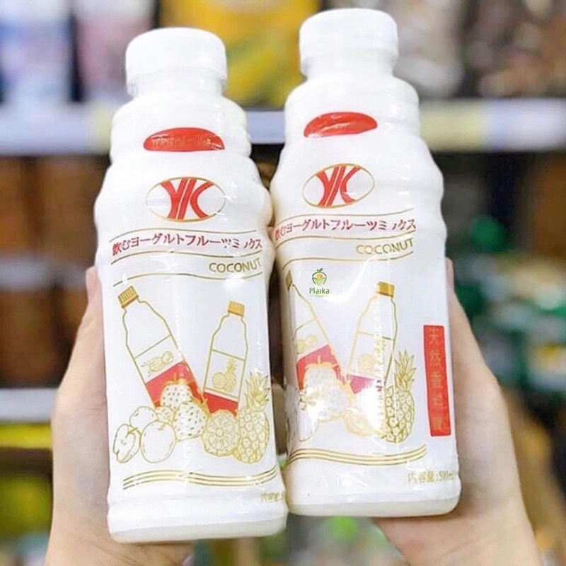 Sữa chua uống vị dừa Wahaha Yoko Nhật Bản chai 500ml