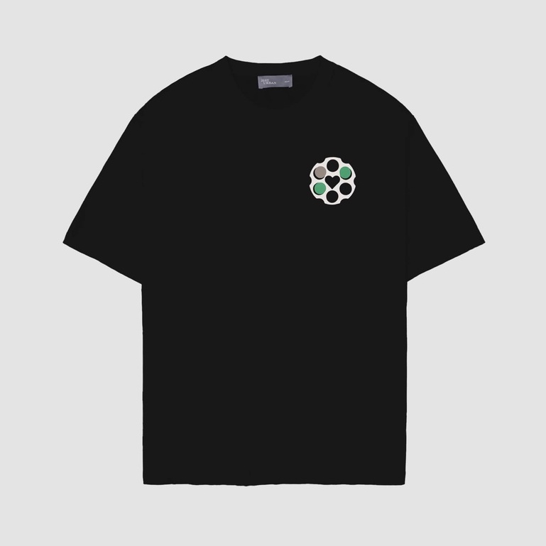 Áo phông ngắn tay unisex dáng relax in phồng 21ST URBAN Clyde 22
