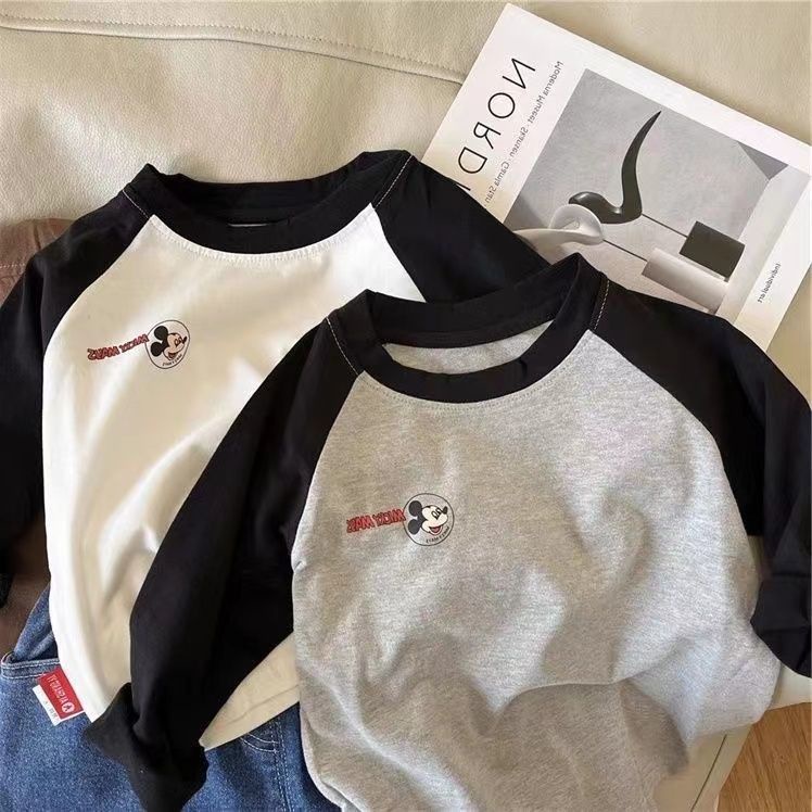 Áo Thun Cotton Tay Dài Phong Cách Mới 2022 Cho Bé