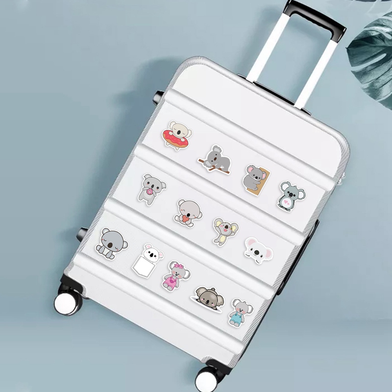 Tmdbyx Bộ 50 Miếng Dán Hình Gấu Koala Dễ Thương 100% Vinyl
