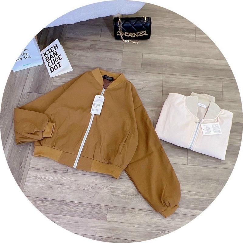 Khoác da lộn QC 2 lớp form lửng