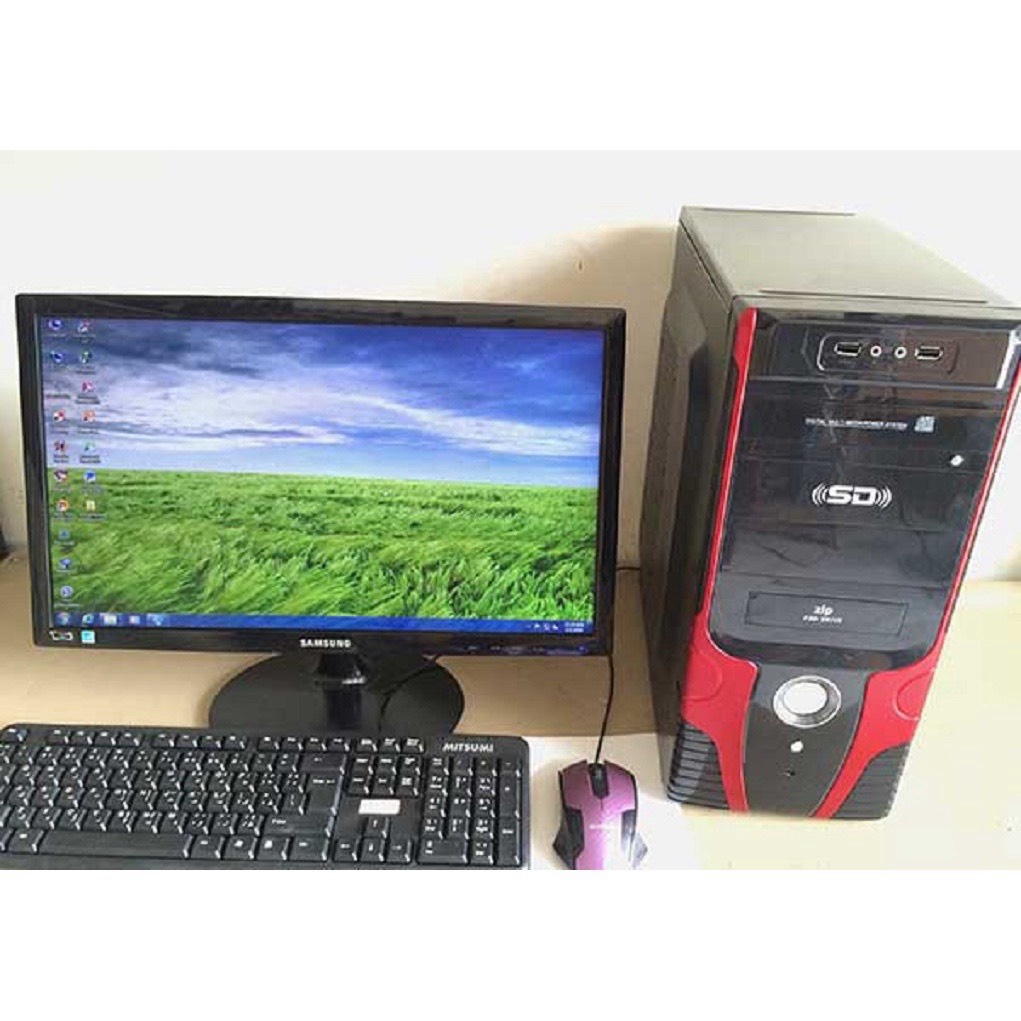 Thùng CPU Văn Phòng Giá Rẻ, Thùng Máy Tính Bàn Chơi Game Siêu Mượt Ram 2GB, Ổ 160GB