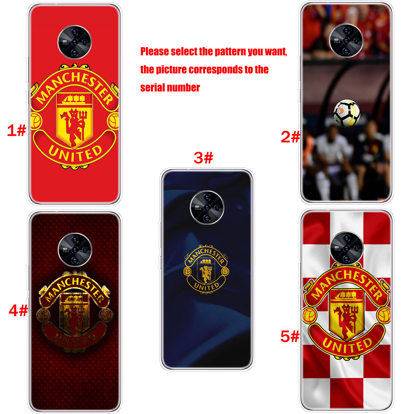 Ốp lưng silicone họa tiết logo đội bóng Manchester United cho iPhone XR X XS Max 7 8 6 6s Plus + 6Plus 7Plus 8Plus