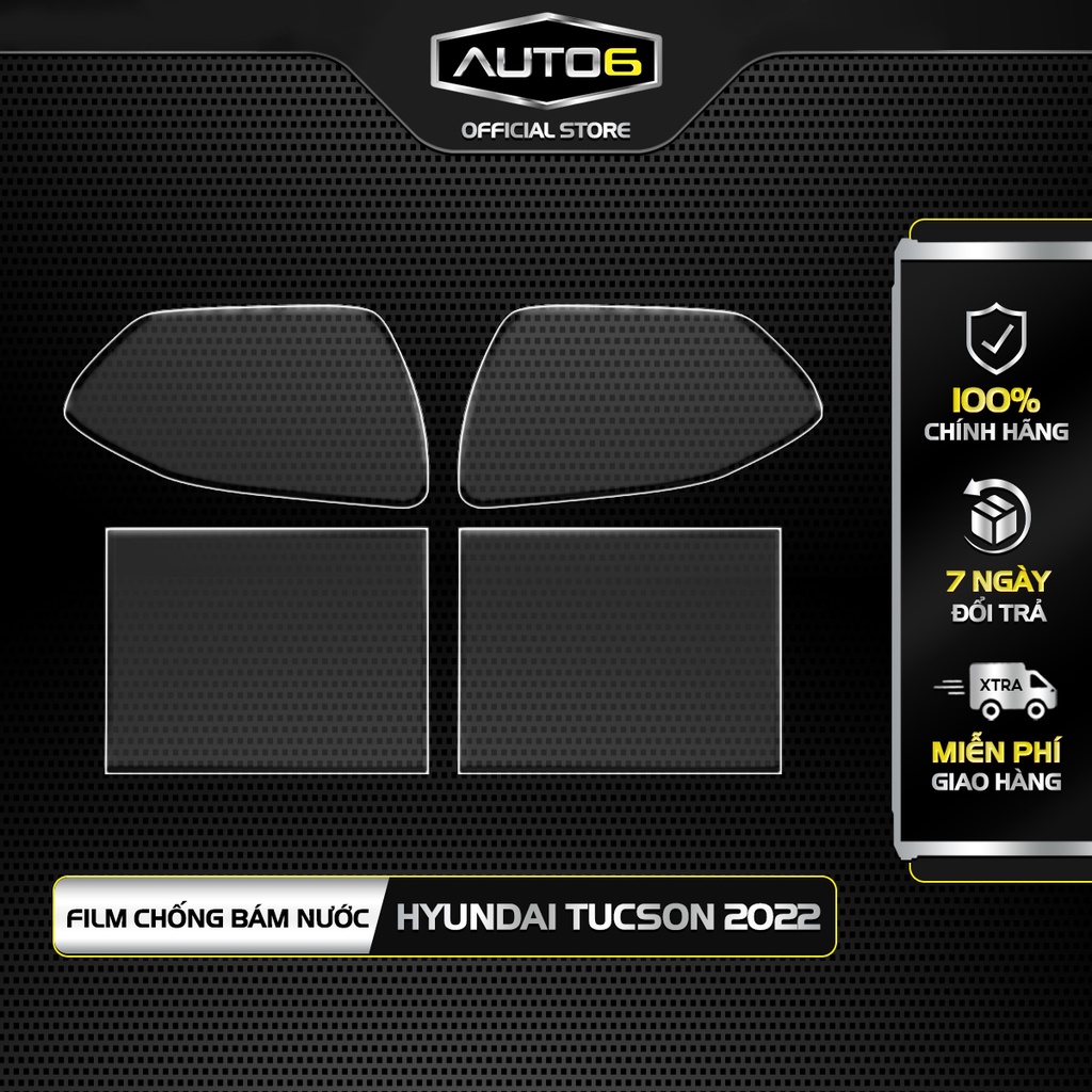 Tấm dán kính chống bám nước gương ô tô HYUNDAI TUCSON 2022 full size - AUTO6