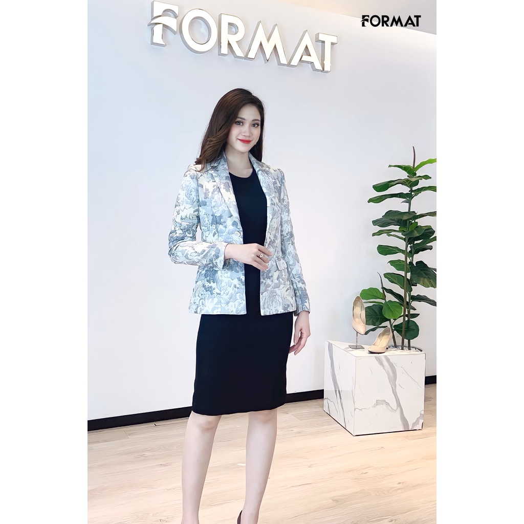 Áo vest nữ FORMAT cao cấp 2 lớp dài tay A959-905D