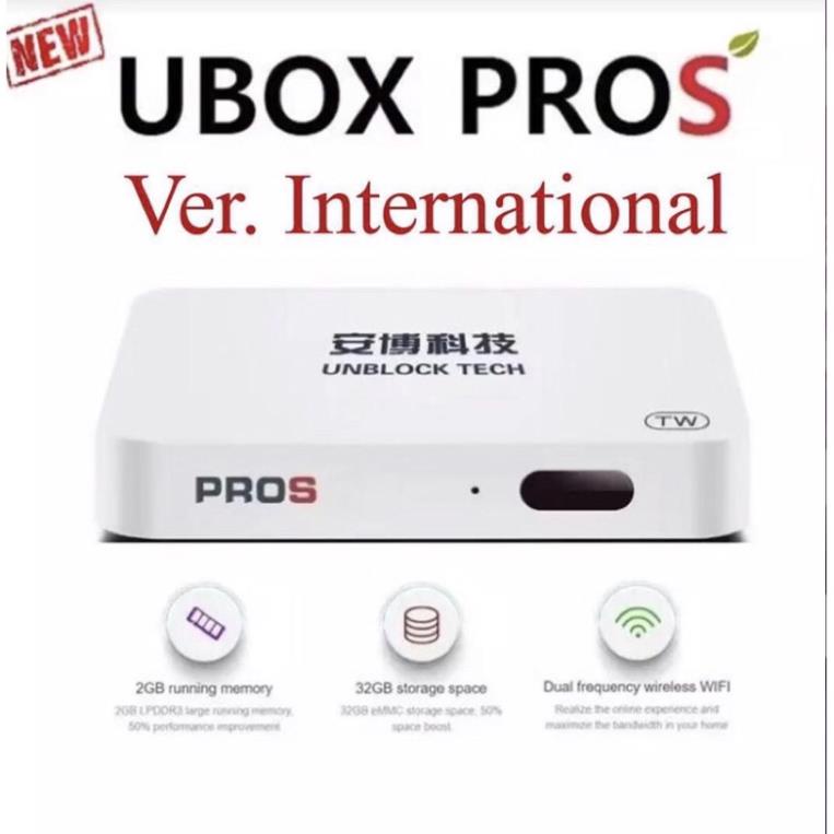 UBOX GEN 7 PRO S Xem Kênh Truyền Hình Quốc Tế