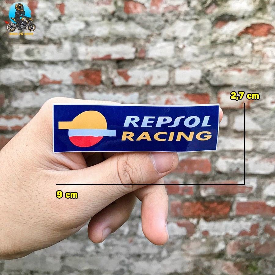 Sticker các hãng PÔ, PHUỘC, DẦU NHỚT dán trang trí mũ bảo hiểm, xe máy, laptop,.. Sticker chống nước, bền màu, dính chắc