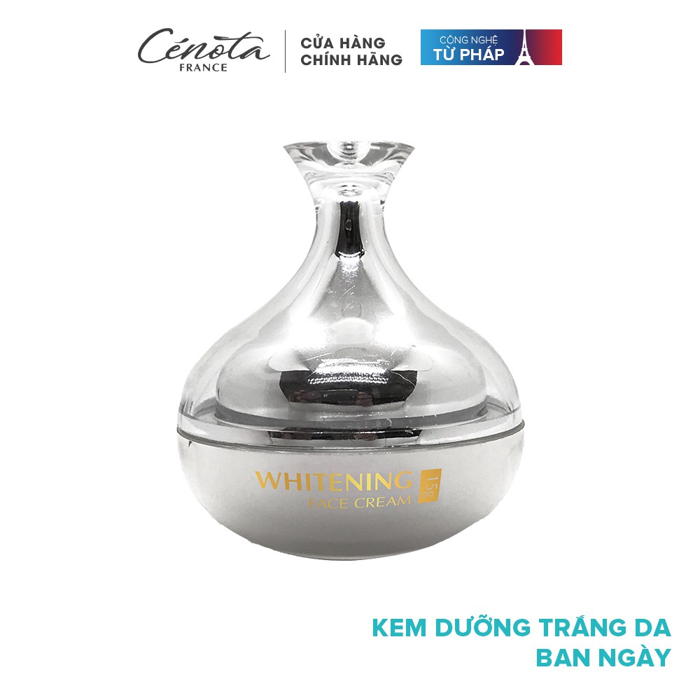 Kem dưỡng trắng da Whitening Cream Cenota 15g, kem dưỡng trắng da ban ngày và đêm