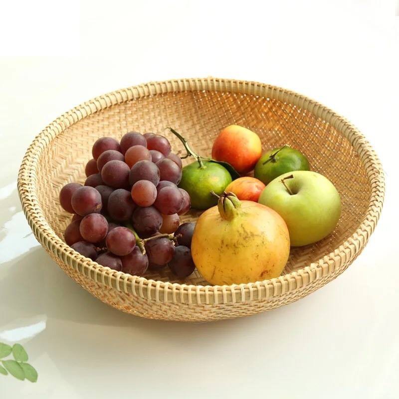 Rổ tre đan đa năng BAMBOOO ECO đựng đồ nhà bếp thân thiên môi trường