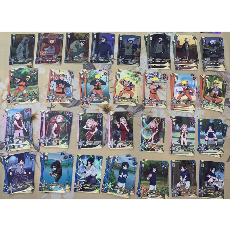 Thẻ card Naruto hãng Kayou team 7