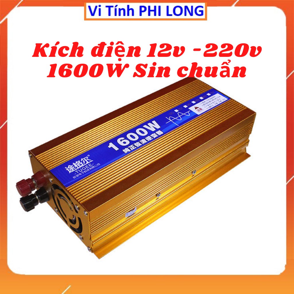 Inverter đổi điện 12v lên 220v 3000w sin chuẩn, biến nguồn DC 12v lên AC 220v sin chuẩn công suất 3000W