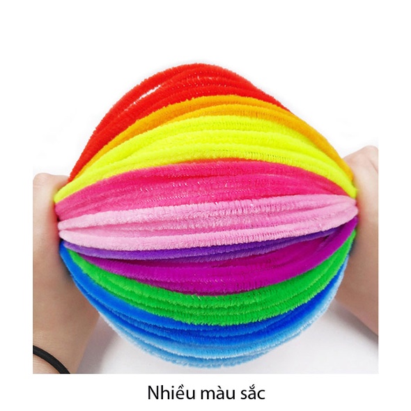 100 Que xoắn nhiều màu bé làm đồ thủ công sáng tạo