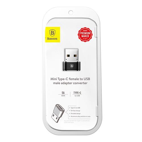 Đầu chuyển adapter USB otg Type A sang USB Type C tốc độ cao Baseus