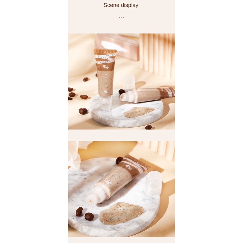 Son Dưỡng Heyxi Han Yuxi Tẩy Tế Bào Chết Trên Môi Chiết Xuất Cà Phê Giúp Dưỡng Ẩm Làm Sáng Màu Môi 15g