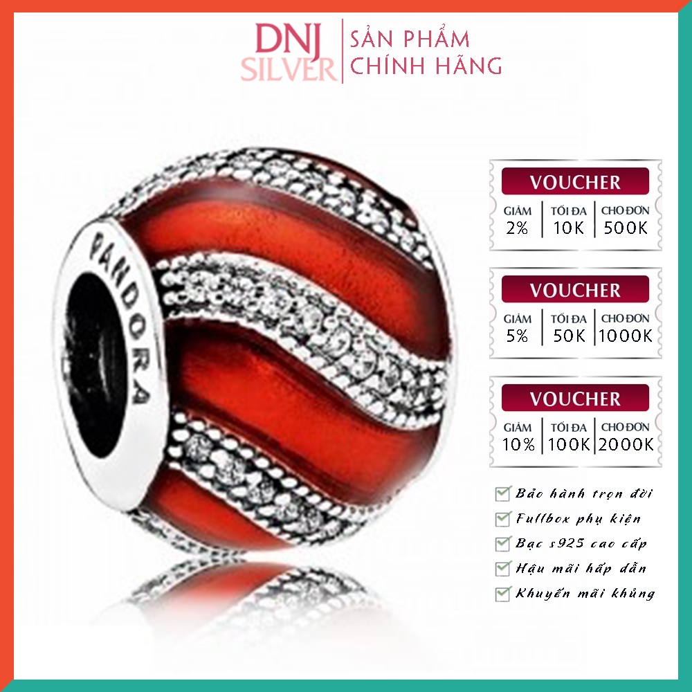 Charm bạc 925 cao cấp, bộ tổng hợp các mẫu charm bạc DNJ để mix vòng charm - Bộ sản phẩm từ DN193 đến DN208