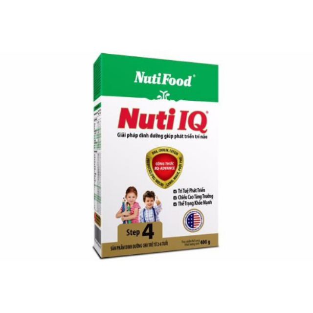 Sữa hộp giấy NUTI IQ 4  400g