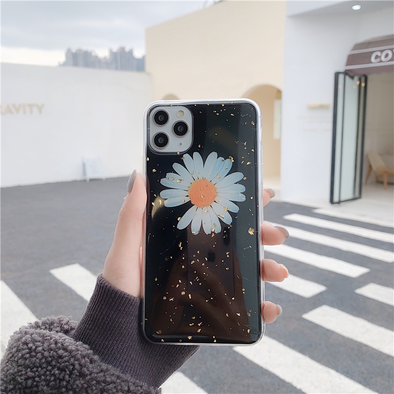 Ốp iphone - Ốp lưng Hoa cúc Daisy kim tuyến 6/6s/6plus/6splus/7/8/7plus/8plus/x/xs/xsmax/11/11promax - Awifi Case | BigBuy360 - bigbuy360.vn