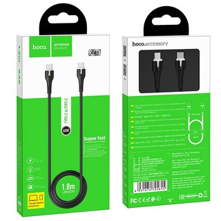 Cáp sạc 2 đầu Type-C [sạc và truyền dữ liệu] hoco.X45