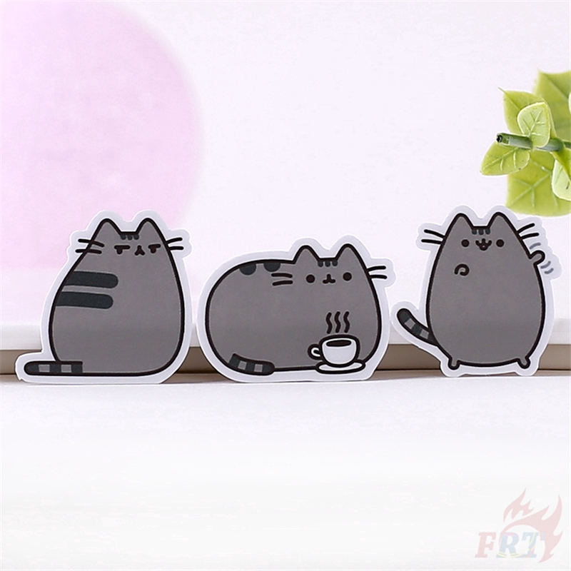 ❀ Pusheen Cat Giấy và decal dán tường ❀ 39 Pcs/set Anime Kawaii Album Scrapbooks DIY Decor Stickers ML01139
