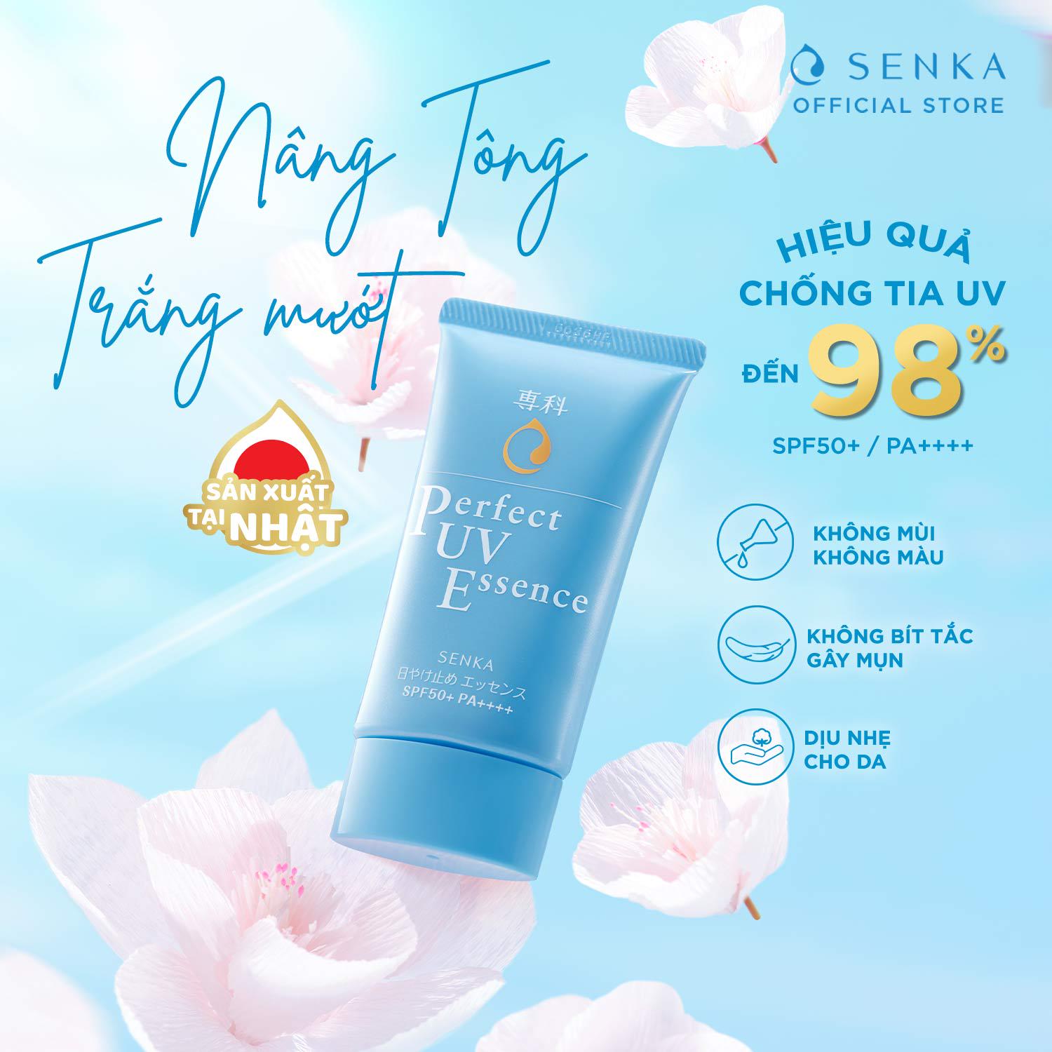 Tinh chất chống nắng Senka Perfect UV Essence 50g