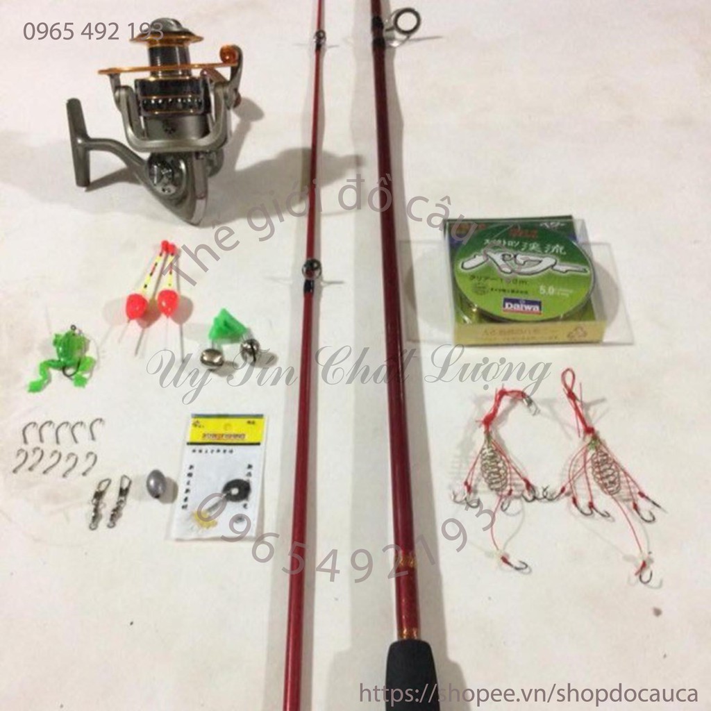 BỘ CẦN CÂU 2 khúc 11 MÓN 399kkk ( rẻ vô địch )