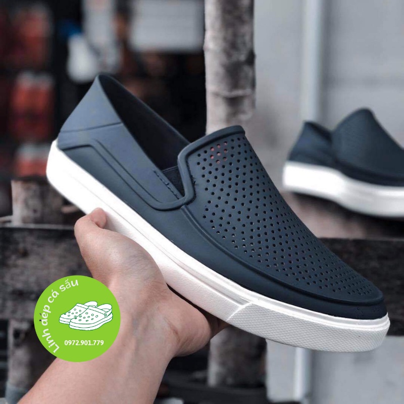 Giày cross nam citilane màu navy nhựa lỗ thông hơi, hàng xịn , full box