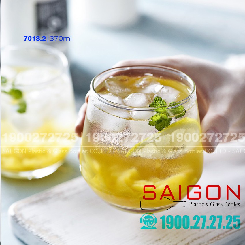 Ly Thủy Tinh Deli Lexington Rock 370ml | Thủy Tinh Cao Cấp