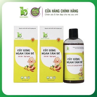 Cốt gừng ngâm tắm bé bảo nhiên