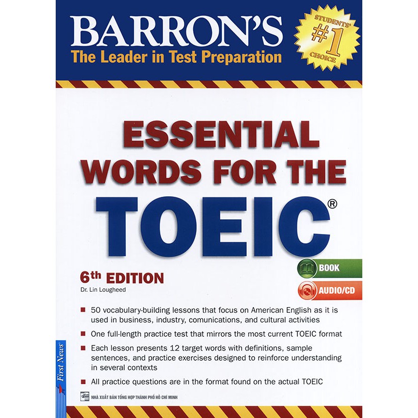 Sách - Barron's Essential words for the TOEIC test - 6th edition