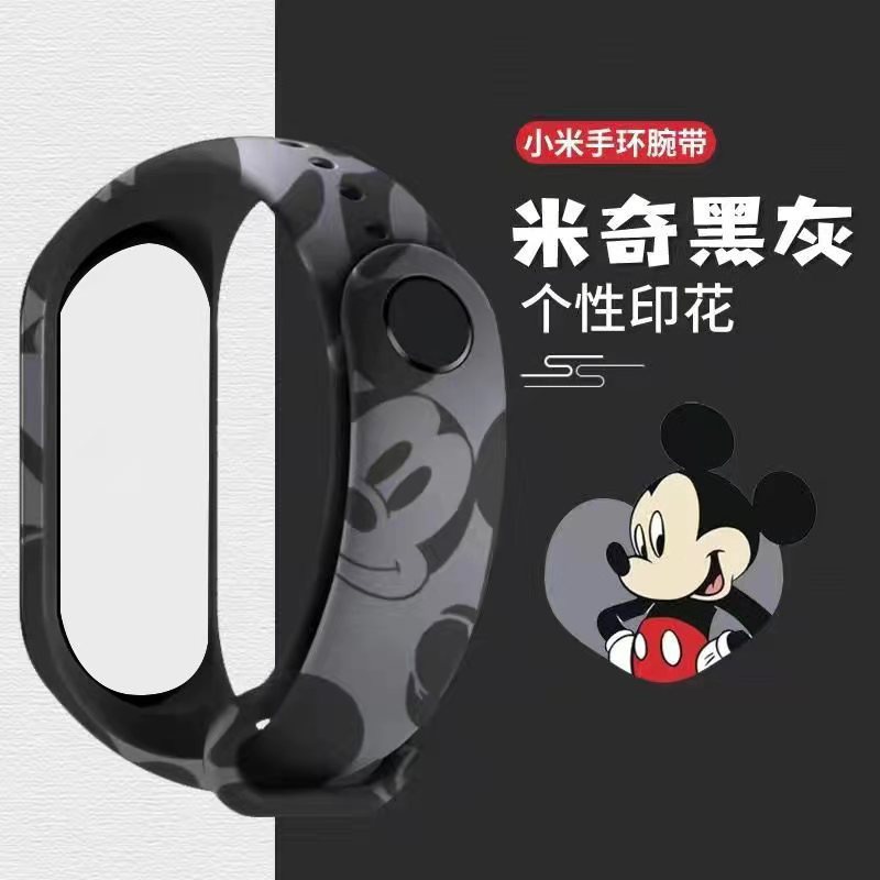 Dây đeo thay thế silicon màu trơn cho Xiaomi Mi Band 6 5 4 3