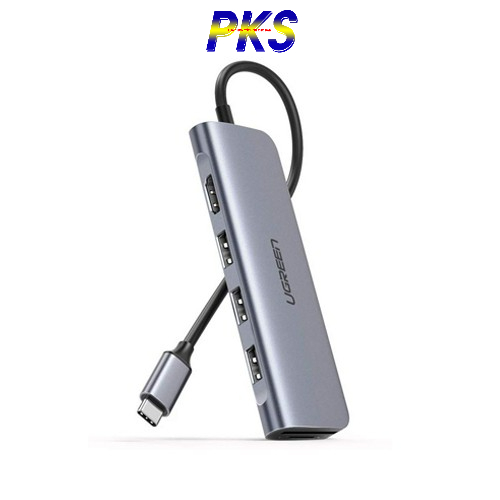 Cáp USB Type C To HDMI, USB 3.0, Đọc Thẻ SD/TF Ugreen 70410