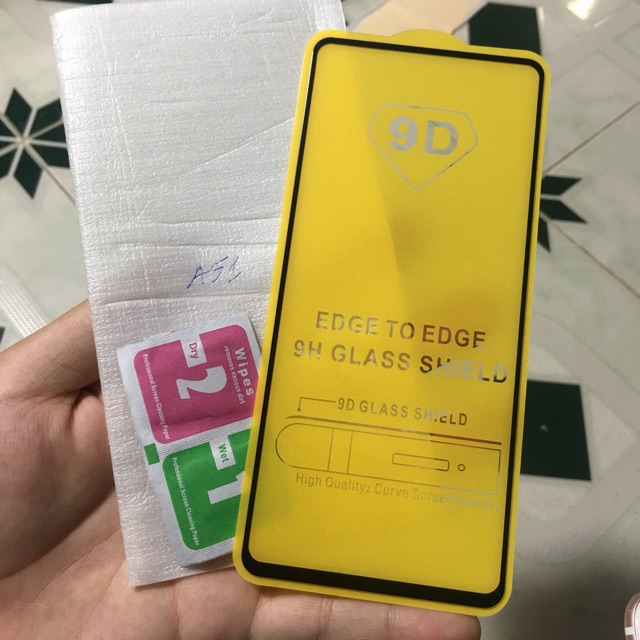 Samsung A51_Kính cường lực 9D Full màn hình cao cấp