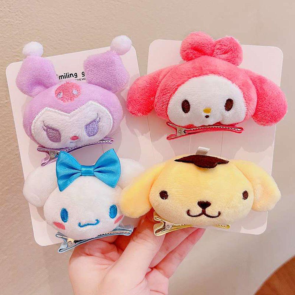 Kẹp Tóc Hình Thú Nhồi Bông Melody Dễ Thương WMES15H