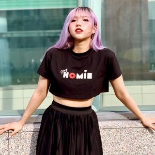 ÁO CROPTOP NỮ THIẾT KẾ HEY HOMIE- Free size 40-65kg ❤️