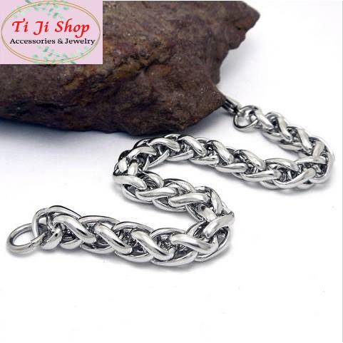 LẮC TAY NAM INOX BÔNG DỪA NAM TÍNH ĐẸP KHÔNG ĐEN