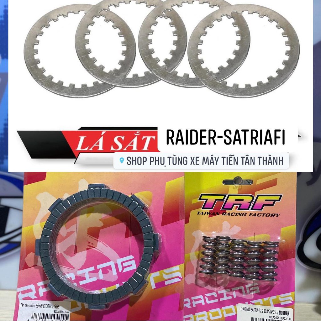 [ COMBO 3 MÓN ] LÒ XO / BỐ NỒI / LÁ SẮT ĐỘ TRF RACING RAIDER / SATRIA FI