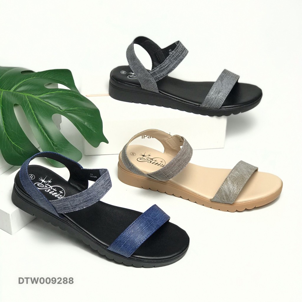 Sandal nữ BlTIS ❤️FREESHIP❤️ Dép quai hậu nữ quai ngang chun tiện lợi DTW009288