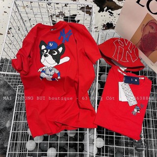 🔥XẢ HÀNG🔥 Áo đôi - áo cặp hình cún Đỏ Trắng dễ thương cực HOT - Giá chỉ 1 áo
