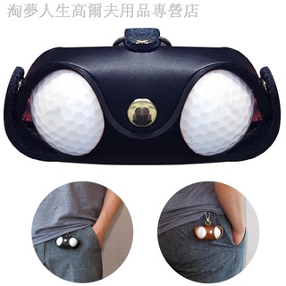Phổ Biến❣Túi Đeo Hông Đựng Bóng Golf Bằng Da Bò Tiện Dụng