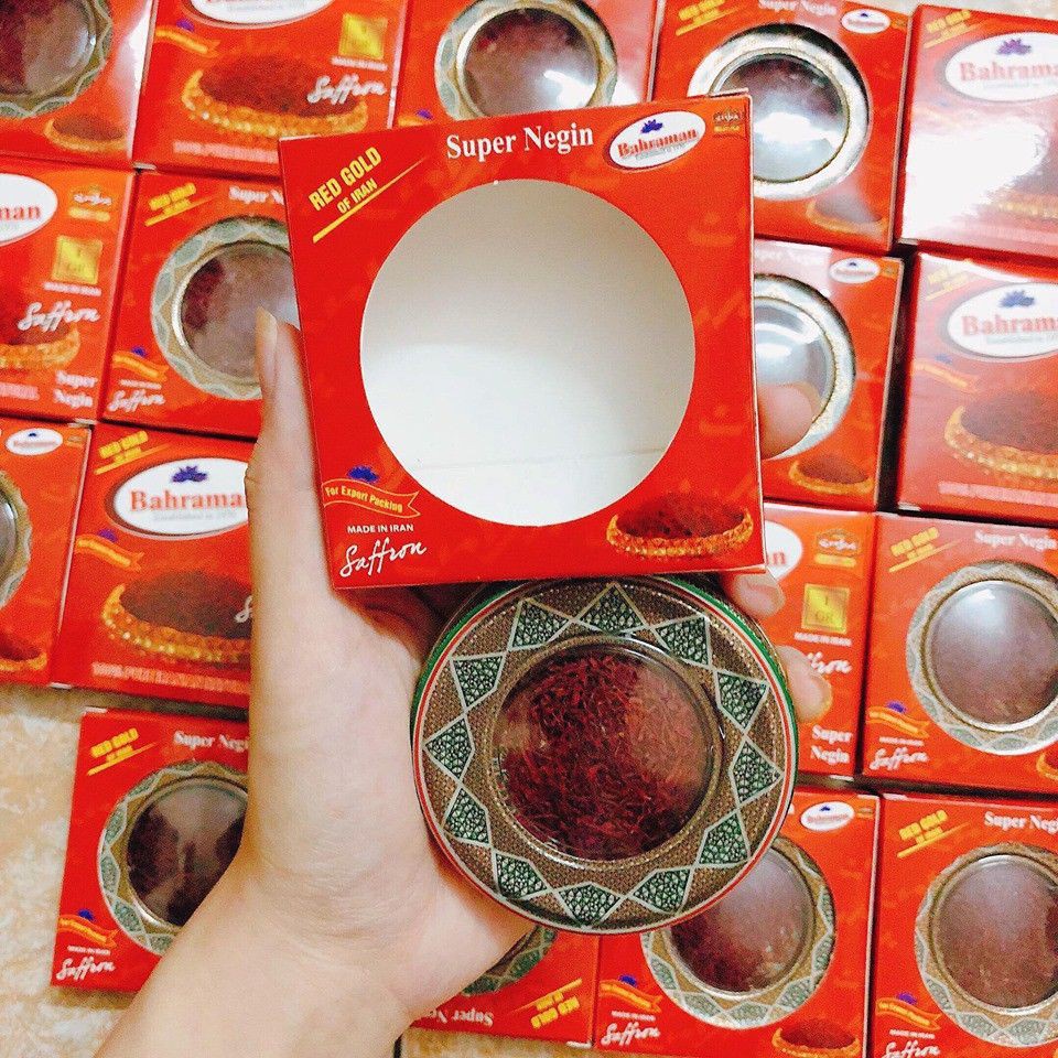 Saffron Nhụy Hoa Nghệ Tây Iran Loại 1 Negin Thương Hiệu Bahraman