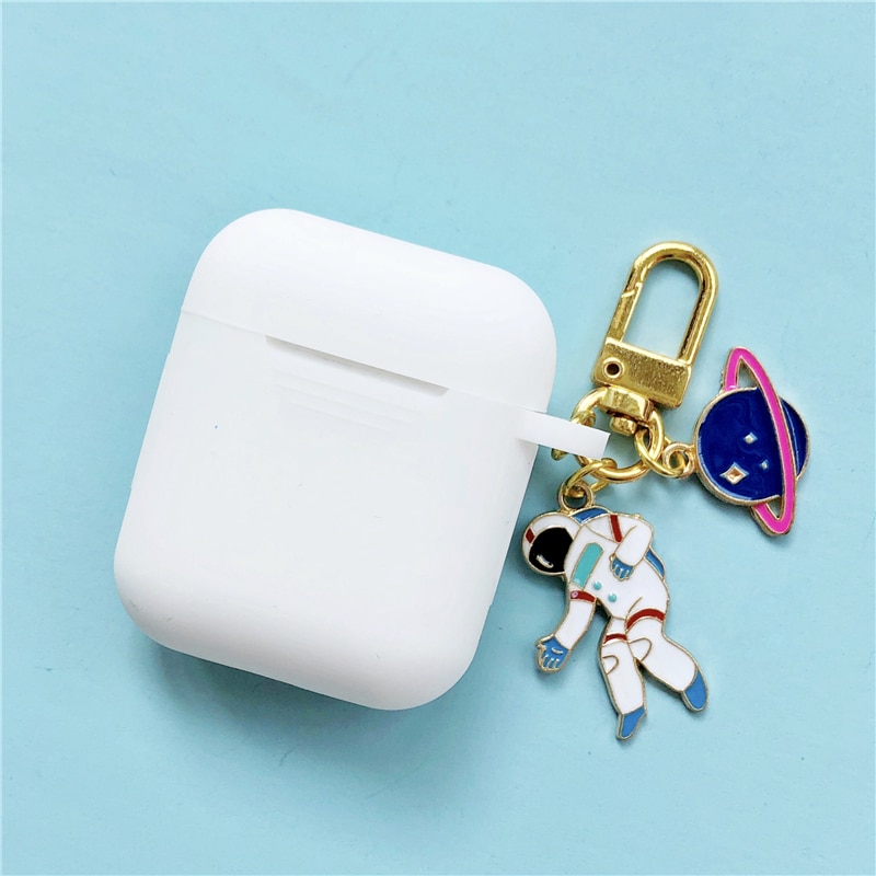 Ốp Bảo Vệ Hộp Đựng Tai Nghe Airpods 1 / 2 / 3 Hình Phi Hành Gia Xinh Xắn