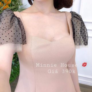 đầm xòe cánh tiên lưới