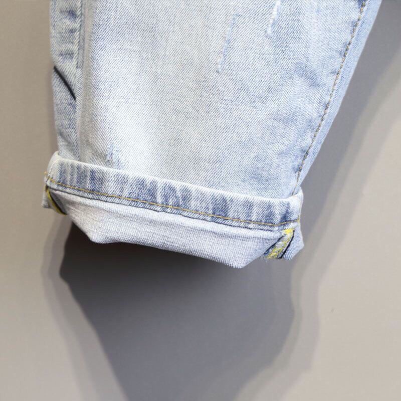 Quần jean lửng, quần short nam cao cấp, chất cotton co giãn mền mịn, phong cách trẻ trung năng động-KENT SHOP