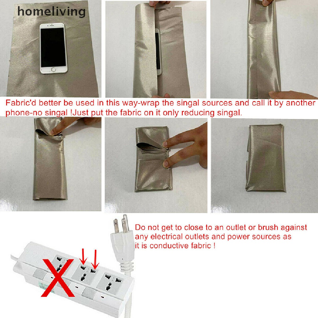 Dụng Cụ Khóa Bảo Vệ EMF Bằng Vải Nguyên Chất RFID Chống Bức Xạ Wifi EMI