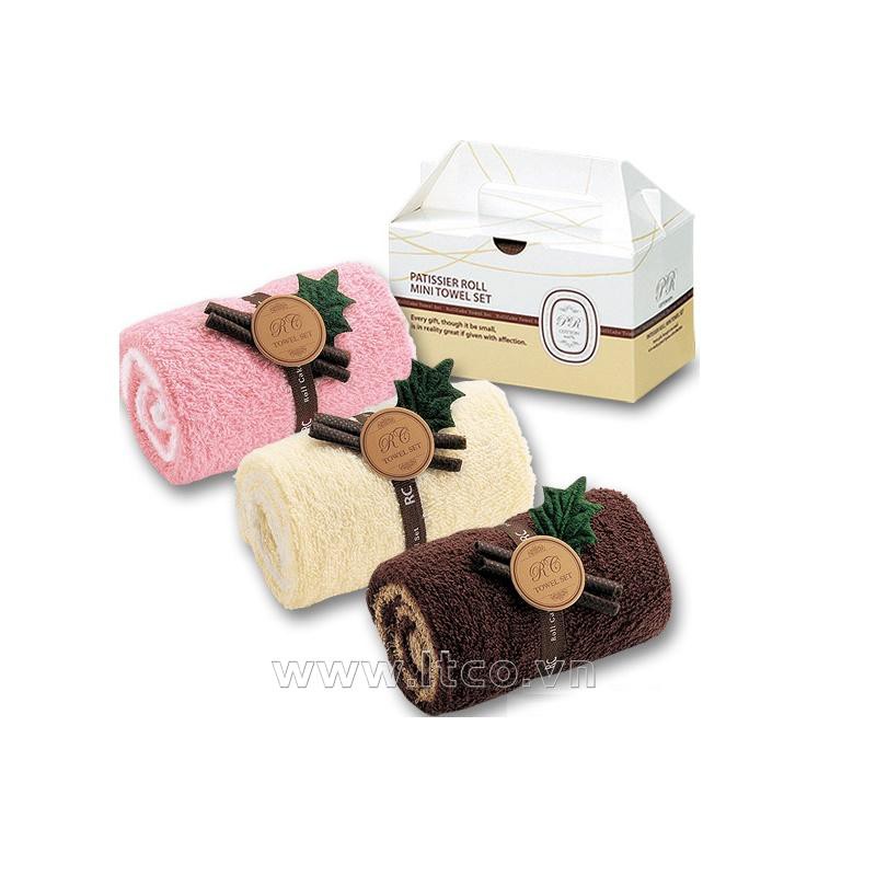 Set 02 khăn cuộn nhỏ