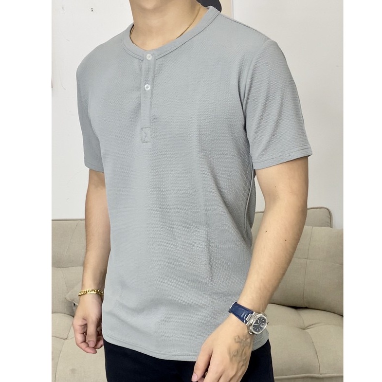 (Xả Hàng) Áo Thun Trơn Hàn Quốc Ôm Gọn Cotton Tổ Ong Co Giãn 4 Chiều Chống Nhăn Đi Chơi Đi Làm