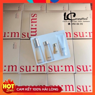 [ GIÁ HUỶ DIỆT] Set Xịt Khoáng Nước Thần Su:m37 tặng kèm nước thần mini và sữa rửa mặt sum37