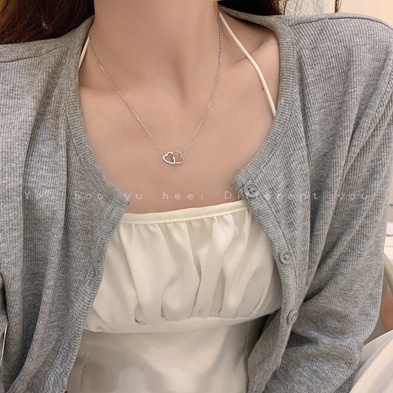 Vòng cổ Mặt Trái Tim Đơn Giản Thời Trang Cho Nữ